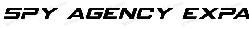 Spy Agency Expanded Italic Expanded字体转换